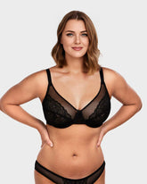 Enchante Unlined Lace Underwire Bra